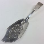 A good quality fiddle pattern silver fish slice at