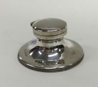 An Edwardian silver ink stand. Birmingham. By WA.