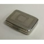 A fine quality George III silver vinaigrette with