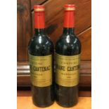 Two x 750 ml bottles of Château Brane-Cantenac Gra