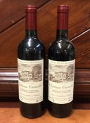 Two x 750 ml bottles of Canada Bordeaux Supérieur