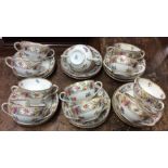 An attractive Dresden part tea service. Est. £30 -