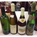 Four x 750 ml bottles of various white wines to in