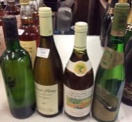 Four x 750 ml bottles of various white wines to in