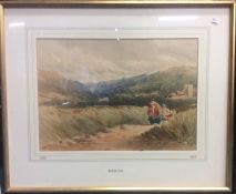 DAVID COX: (British: 1783 - 1859): A framed and gl