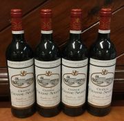 Four x 750 ml bottles of Château Chasse-Spleen Mou