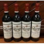 Four x 750 ml bottles of Château Chasse-Spleen Mou