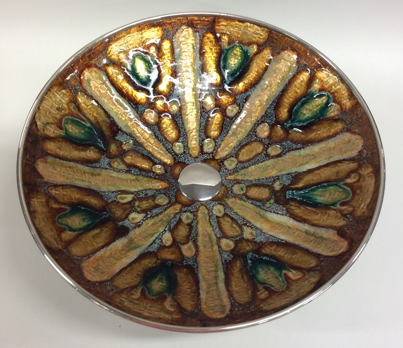 A European silver and enamelled fruit bowl of styl - Image 3 of 4