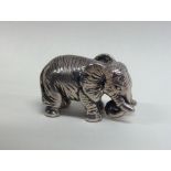 A novelty Continental silver miniature figure of a