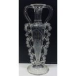 A good quality Antique tapering glass spill vase,