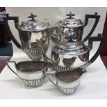 A good five piece silver tea and coffee service of