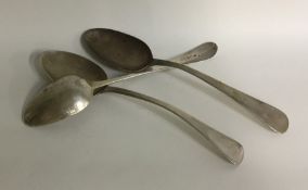 Three silver OE pattern tablespoons. Approx. 160 g