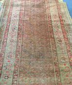 A large old Oriental runner. Est. £50 - £80.