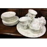 A Wedgwood bone china part tea service in 'Campion