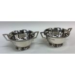 A pair of good quality Victorian silver salts with