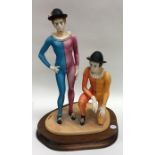 BORDER FINE ARTS: A limited edition figure of two
