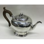 A rare 18th Century Dutch silver bachelor's teapot