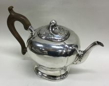 A rare 18th Century Dutch silver bachelor's teapot