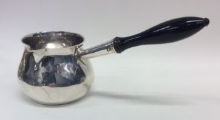 A good quality George II silver brandy pan of typi