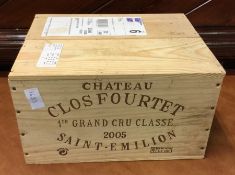 A case of 6 x 750 ml bottles of Château Clos Fourt
