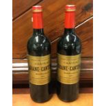 Two x 750 ml bottles Château Brane - Cantenac Marg