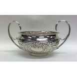 DUBLIN: A good Irish silver sugar bowl attractivel