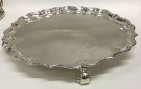 A large good quality George II silver salver with