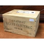 A case of 6 x 750 ml bottles of Château Brane Cant