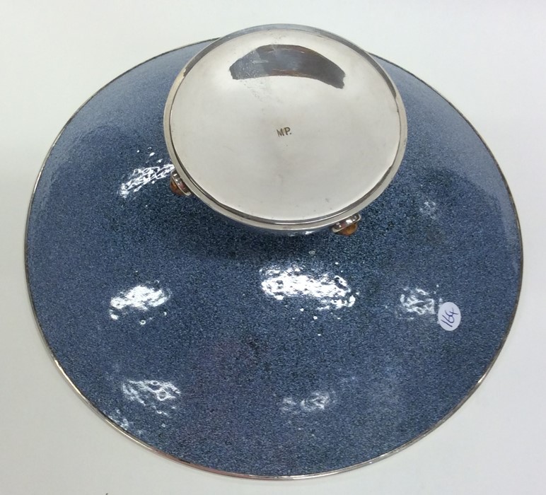 A European silver and enamelled fruit bowl of styl - Image 4 of 4