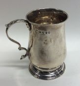 PETER BATEMAN: A small Georgian silver tapering mu