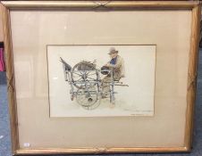 FRANK RICHARDS: (British: 1863-1935): A gilt frame