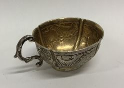An 18th Century Russian silver gilt cup with handl