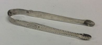HESTER BATEMAN: A pair of Georgian silver bright c
