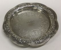 EDINBURGH: An attractive Victorian chased silver t