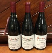 Three x 750 ml bottles of Domaine G. Roumier Morey