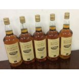 Five x 100 cl bottles of The Society's Scotch Whis
