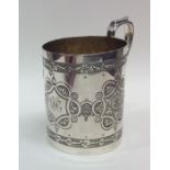 An attractive Victorian silver christening cup cri
