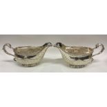 A good quality pair of George III silver sauce boa
