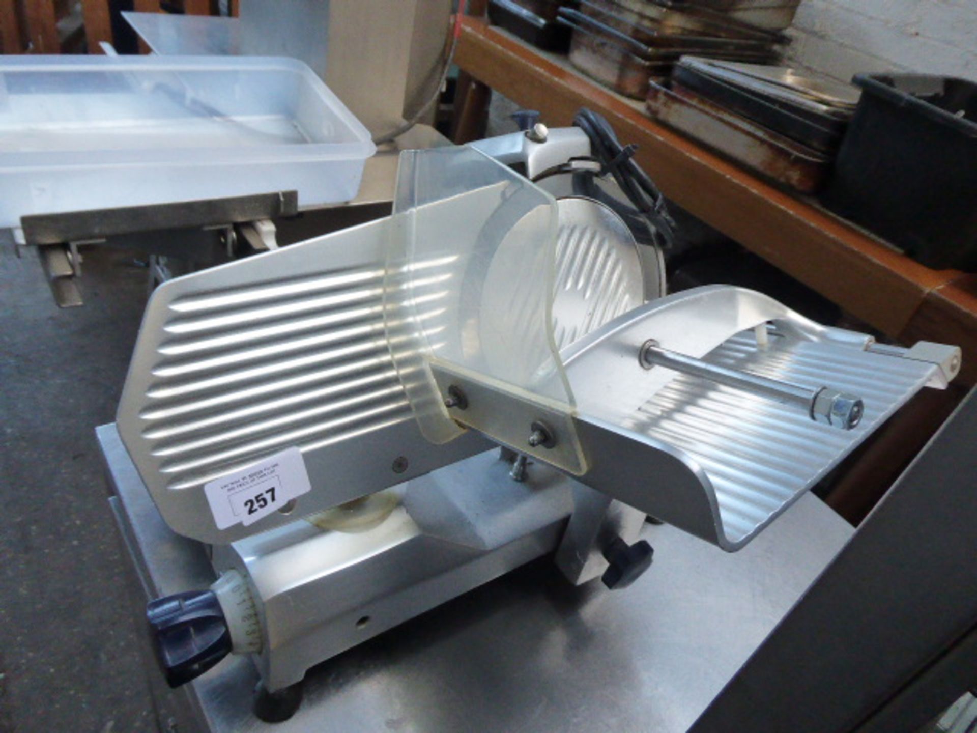 Stressa 23cm blade meat slicer - 56