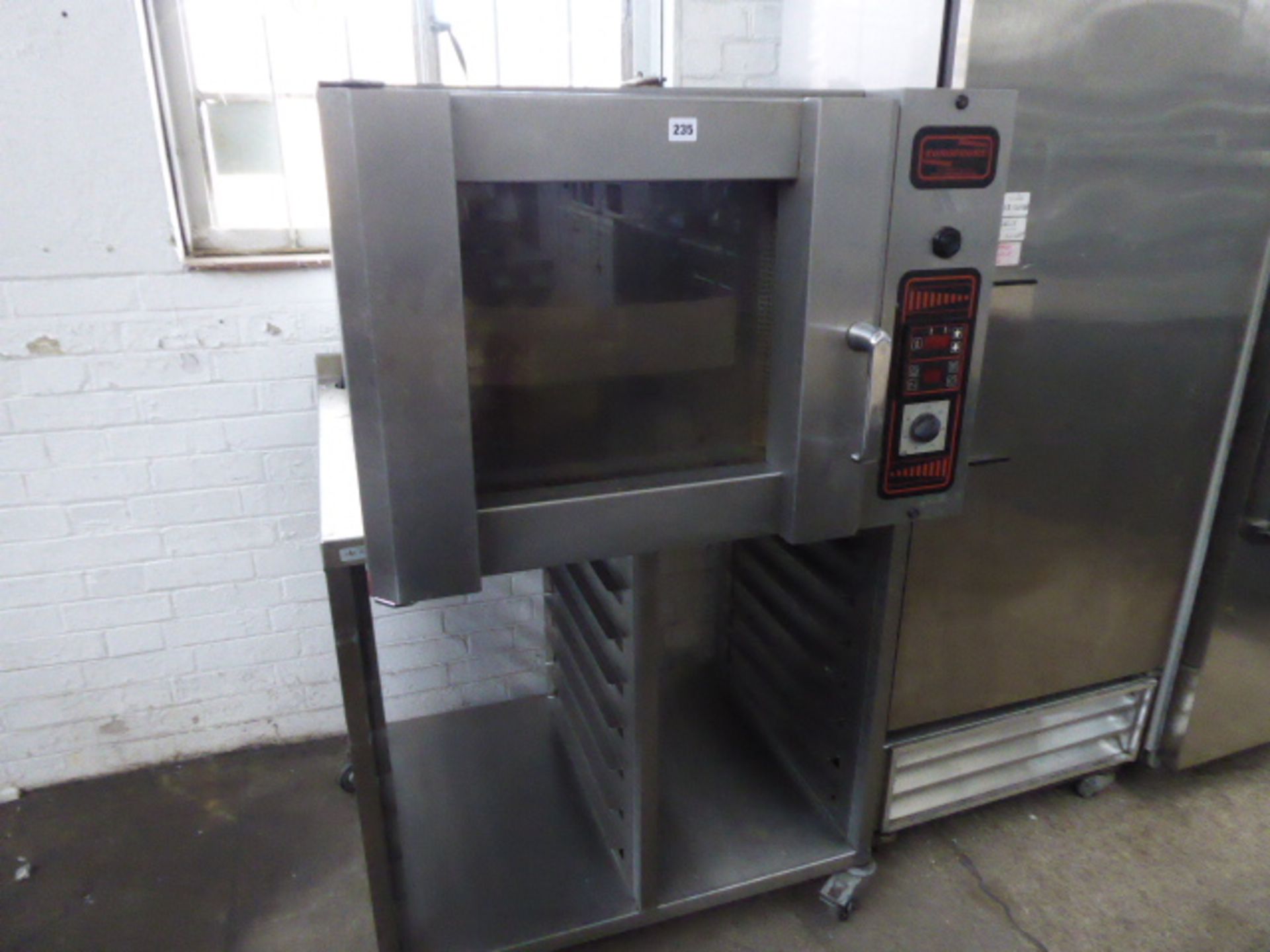 80cm electric Euro Fours bake off oven on mobile stand