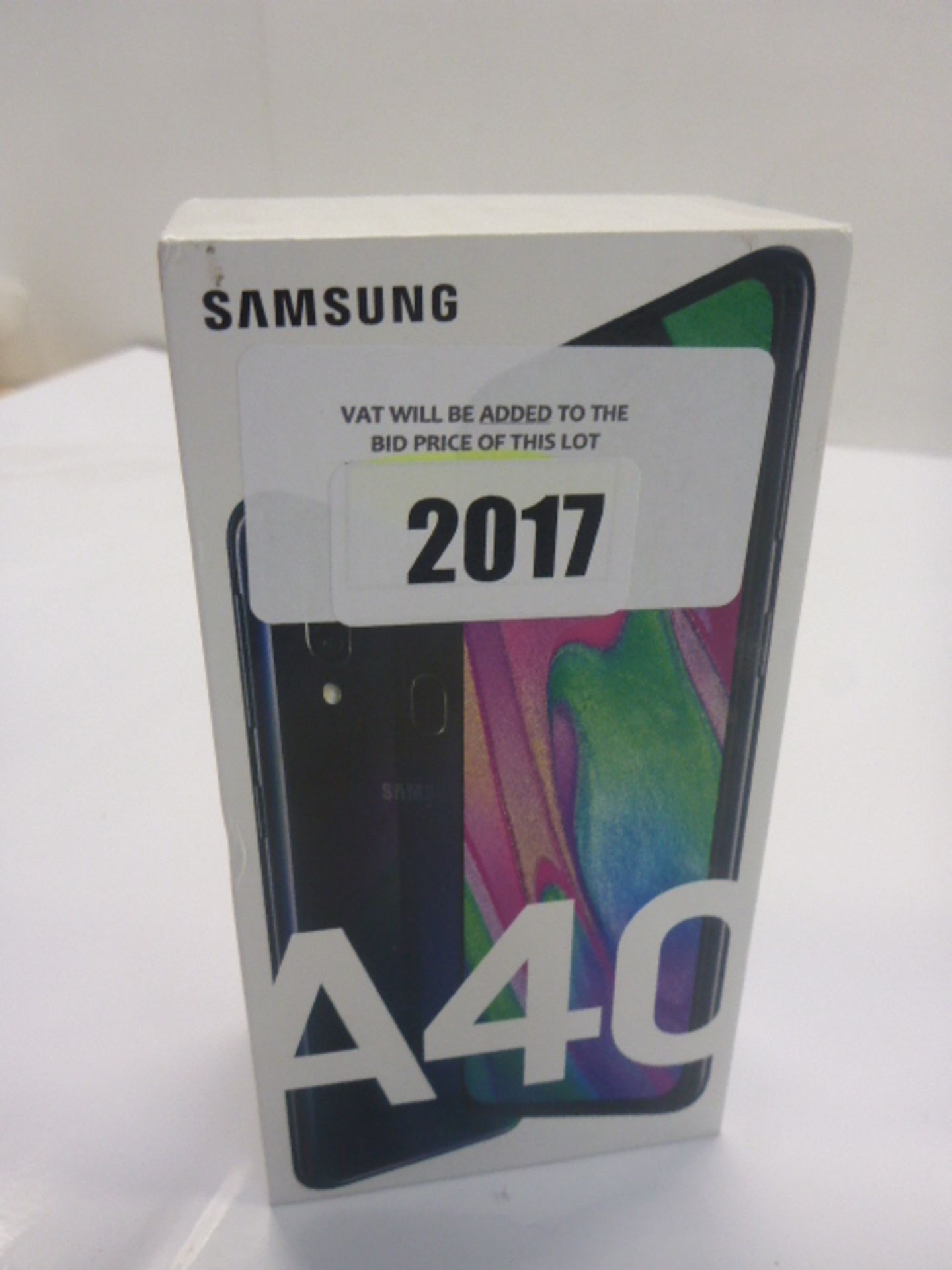Samsung Galaxy A40 64GB mobile, in sealed box.