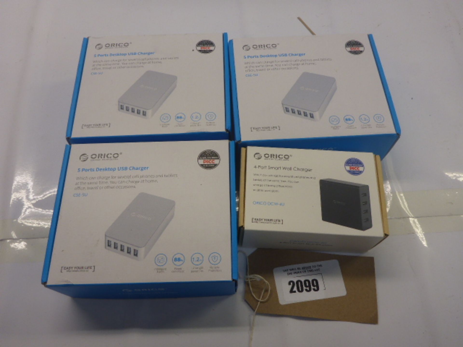 Orico Desktop multi port usb hubs boxed.