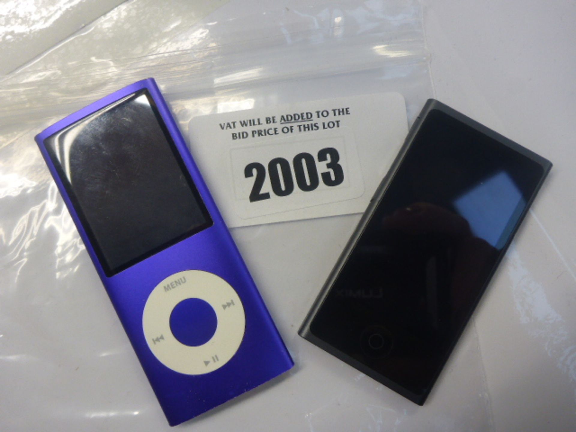 Apple iPod Nano touch 16gb and a 4th generation iPod Nano.