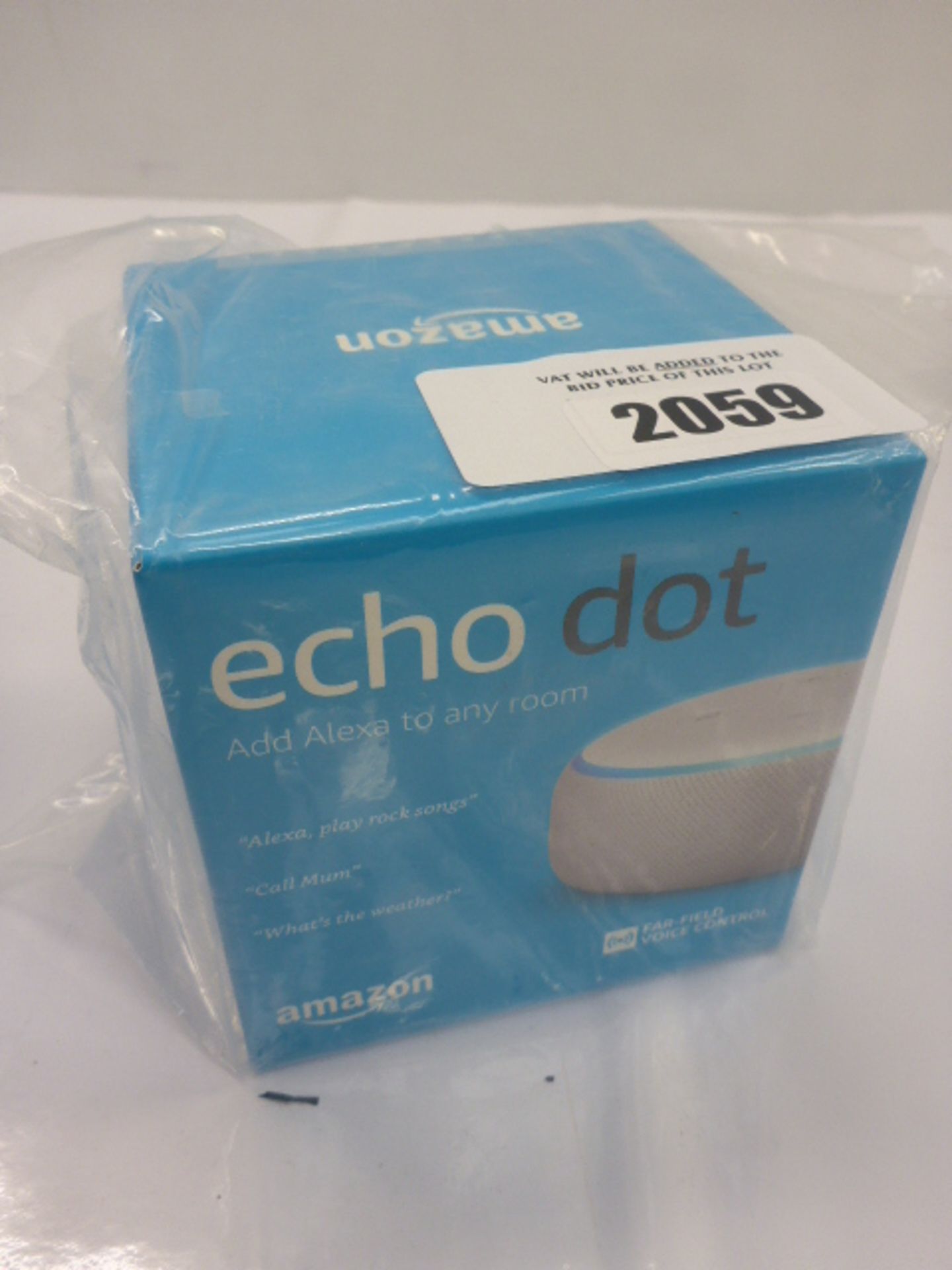 Amazon Echo dot 3rd gen boxed.