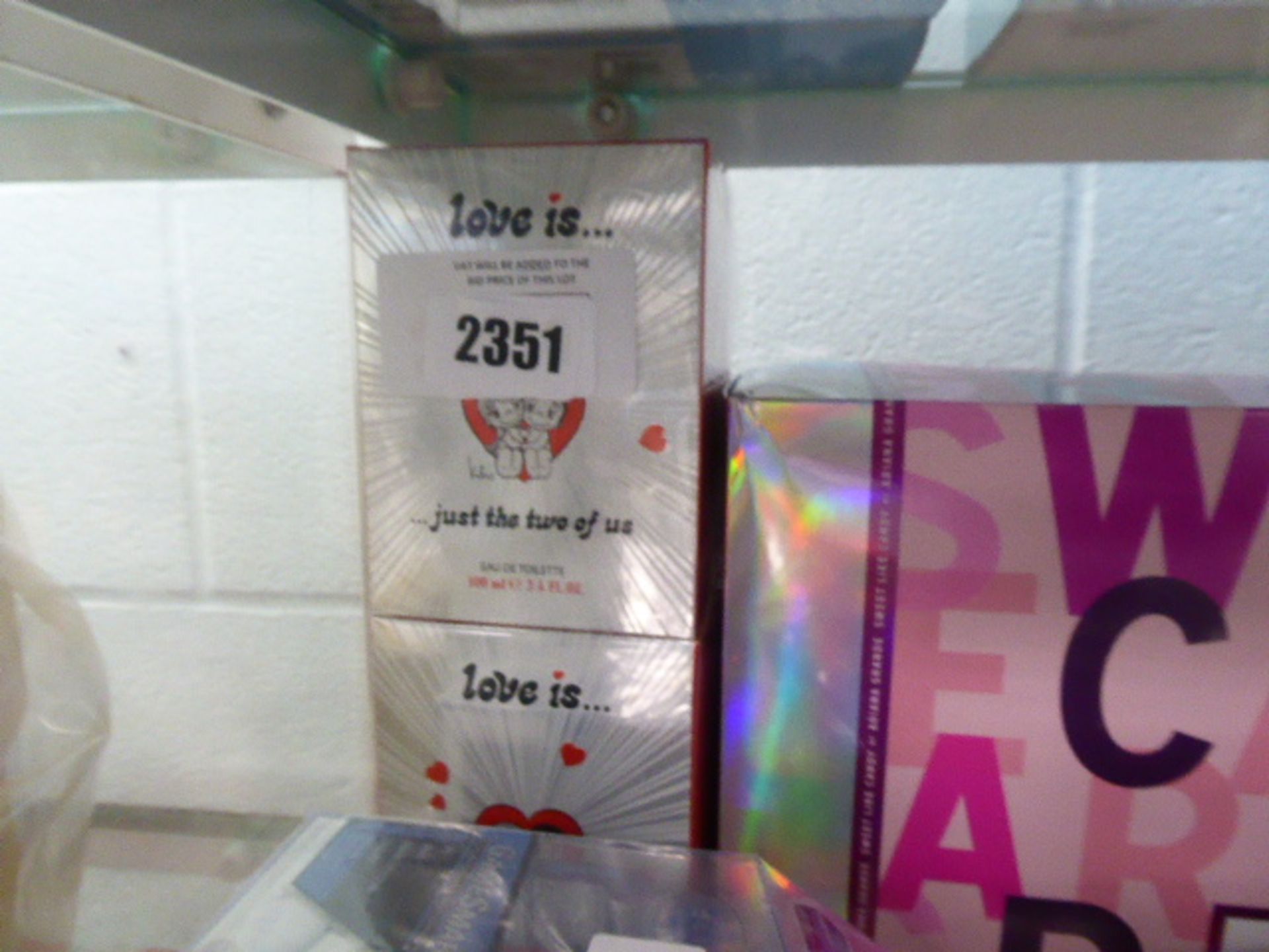 2420 - 2 sealed boxes of Love Is eau de toilette 100ml perfume