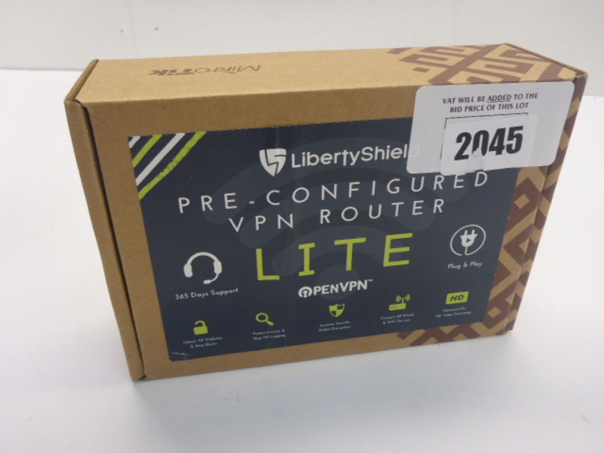 Liberty sheild Pre configured VPN lite, boxed.