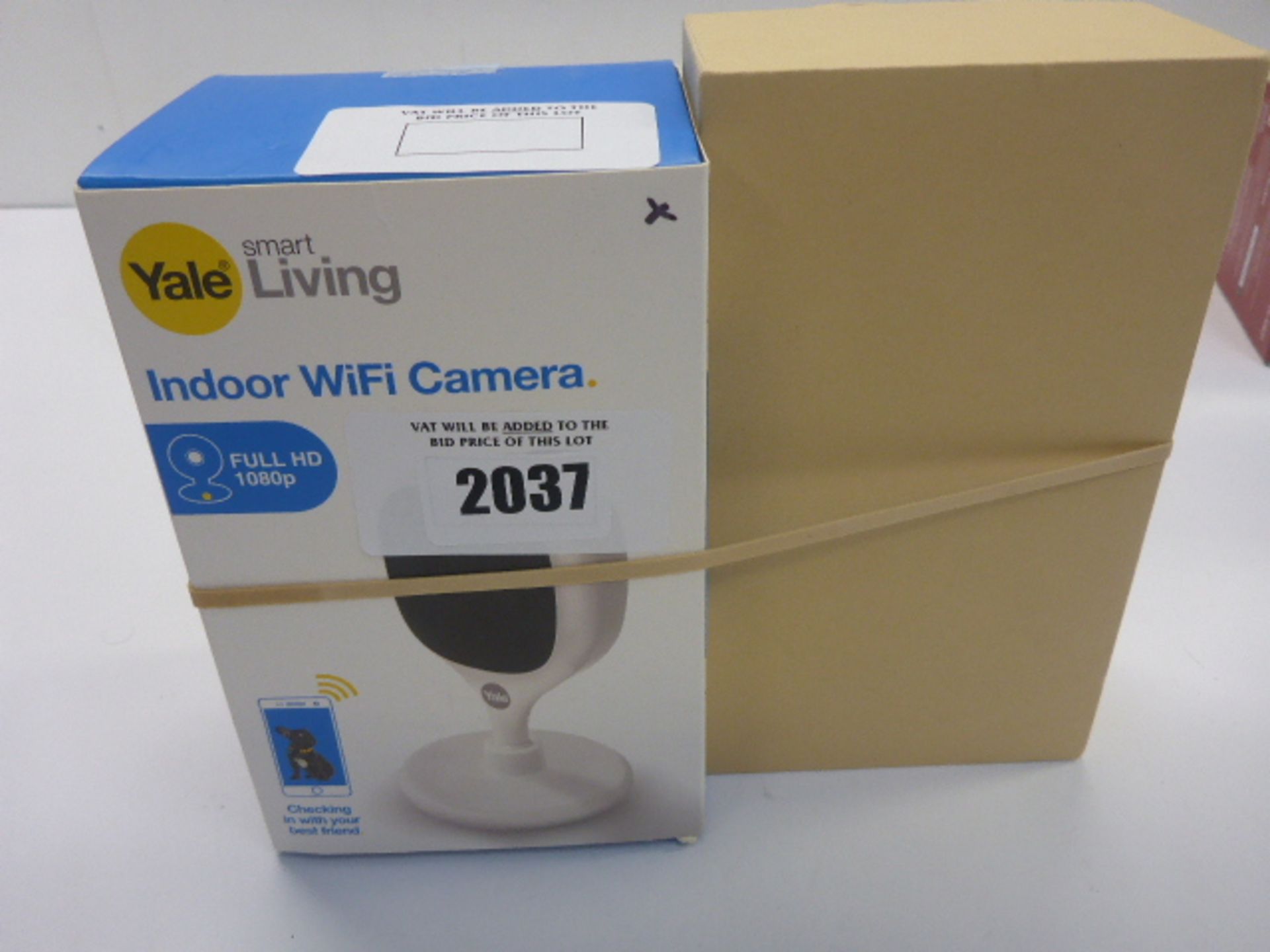 Yale indoor wifi camera with a smart doorbell camera.