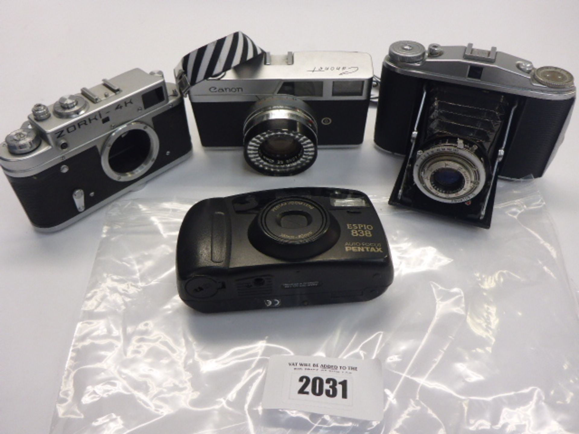 Zorki, Canon, Agfa and Pentax film cameras