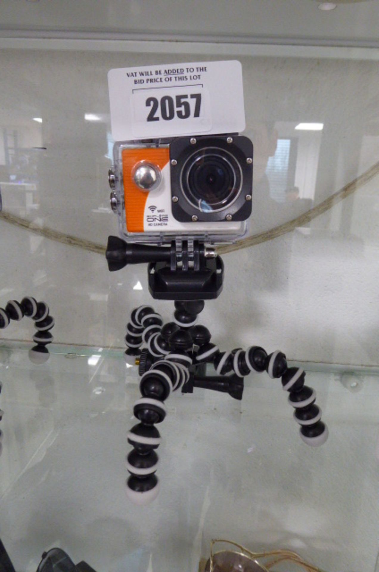 Explore HD action camera with adjustable tripod