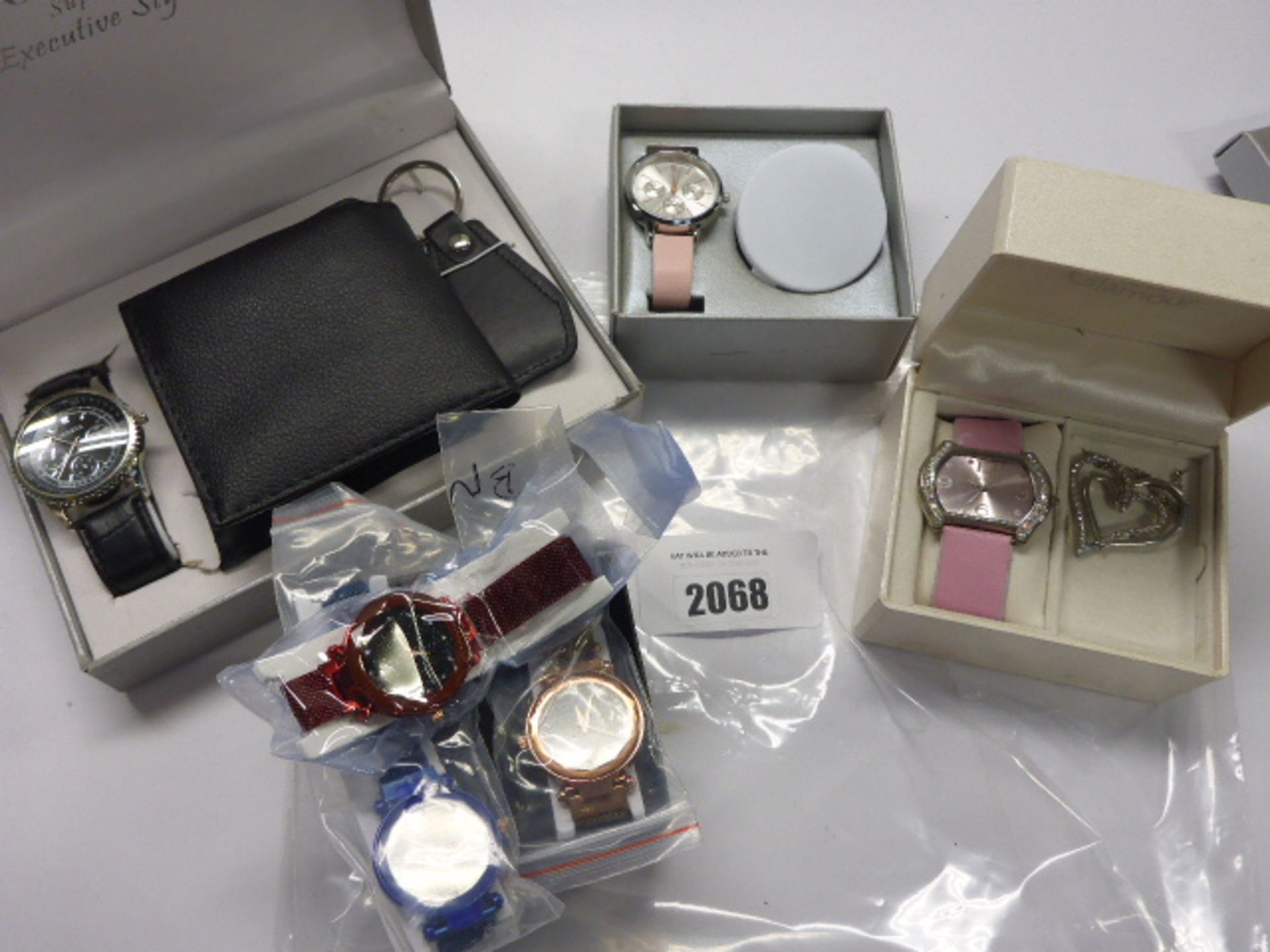 Quantity of boxed wristwatches